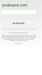 Mobile Screenshot of proboard.com